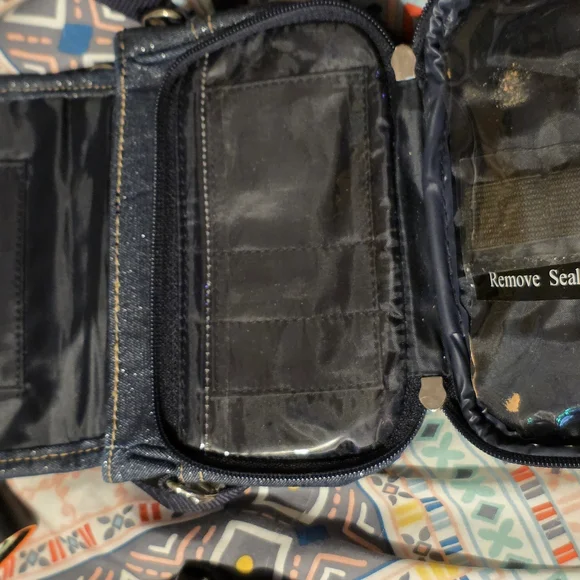 Vintage Y2K MUDD Denim Combo Wallet Mini Crossbody Purse - Picture 4 of 8